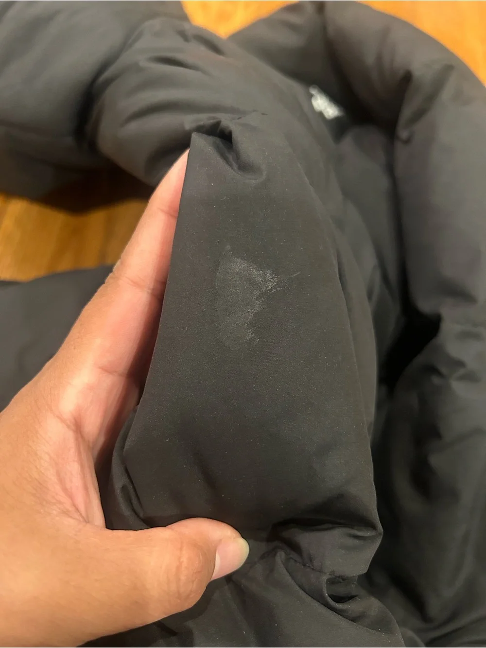 The North Face Teen North Down Fleece-Lined Short Parka Jacket Black‎ XL 14/16⁠